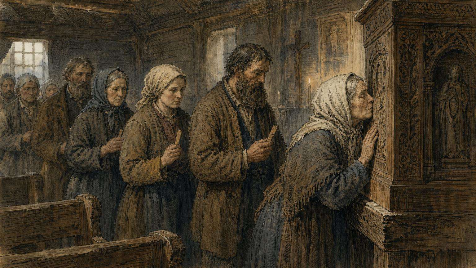 Ilustrácia k povesti: Hus proti bolesti zubov