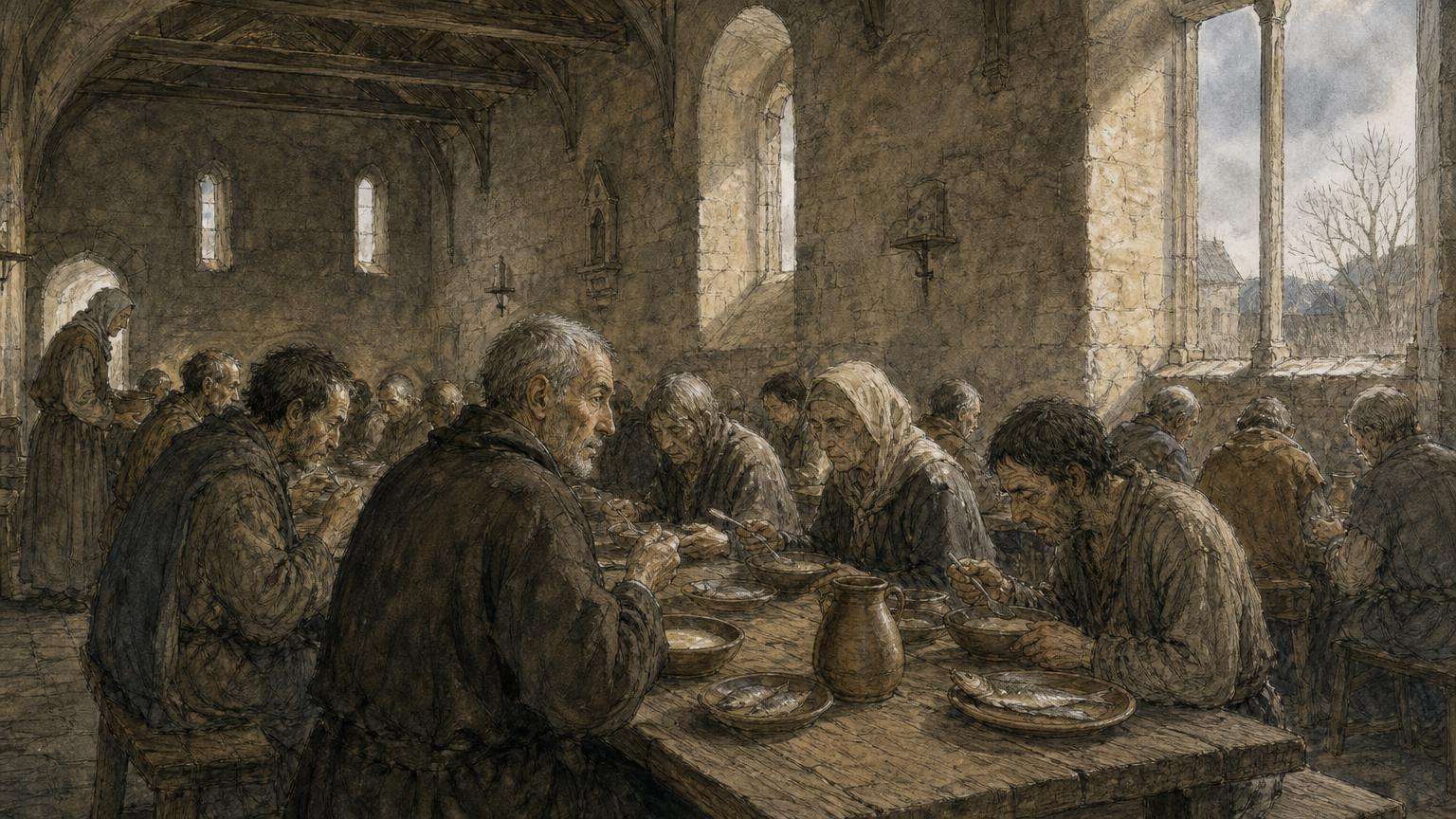 Ilustrácia k povesti: Brat Paleček a dva piatky