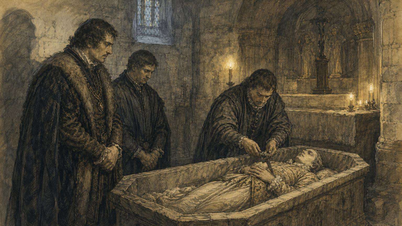 Ilustrácia k povesti: Dýka pre istotu