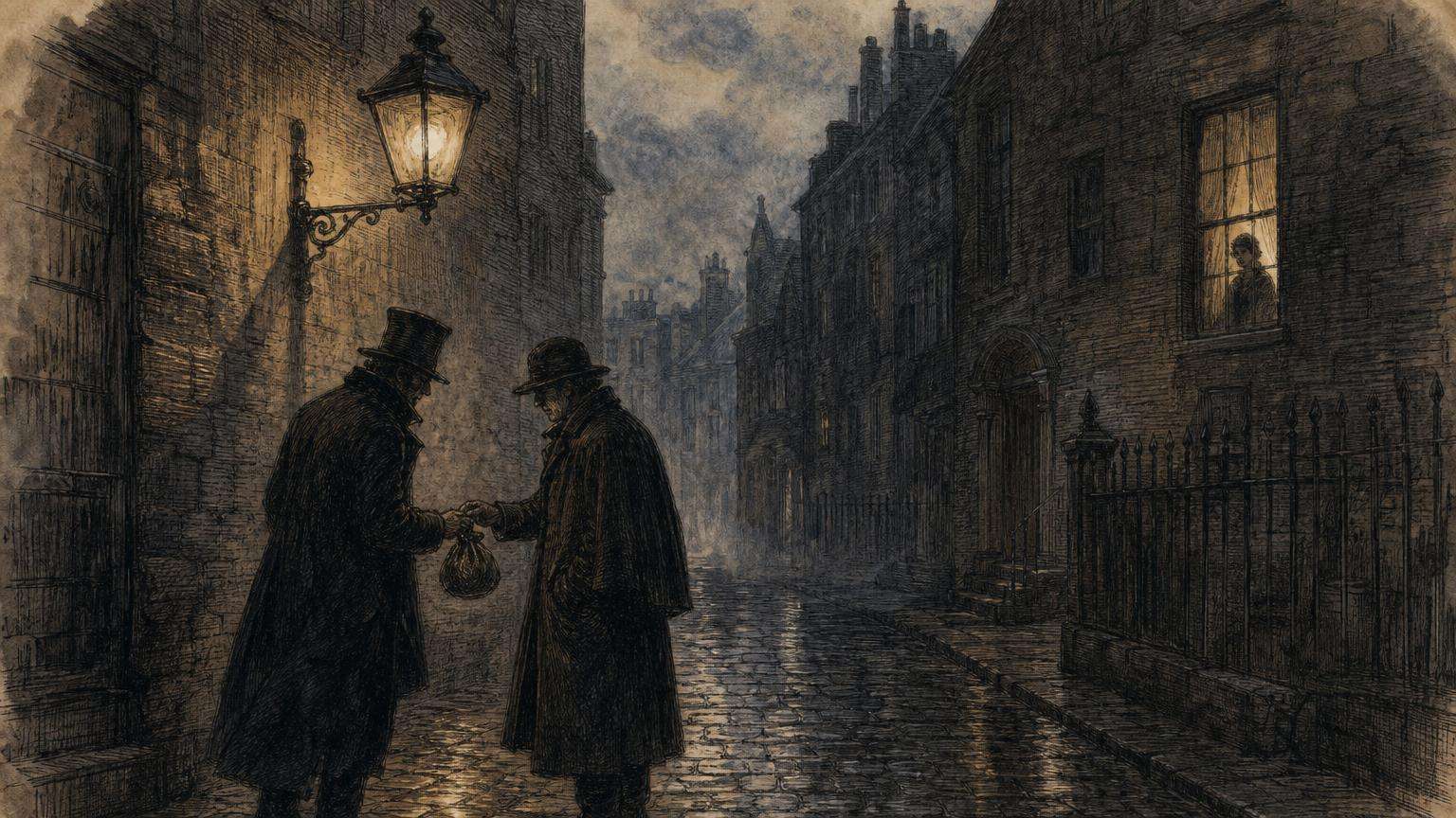 Ilustrácia k povesti: Stratená ulica
