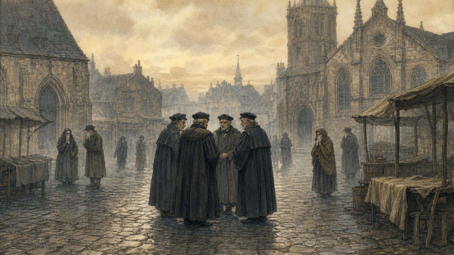 Ilustrácia k povesti: Sľub za odvrátenie moru