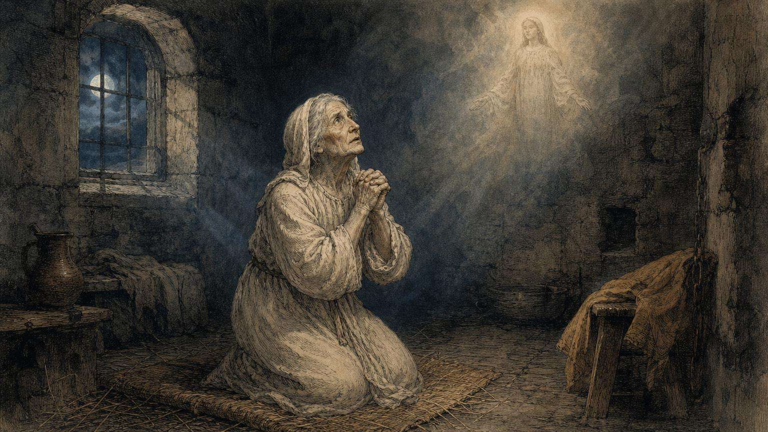 Ilustrácia k povesti: Sen ženy Trubky