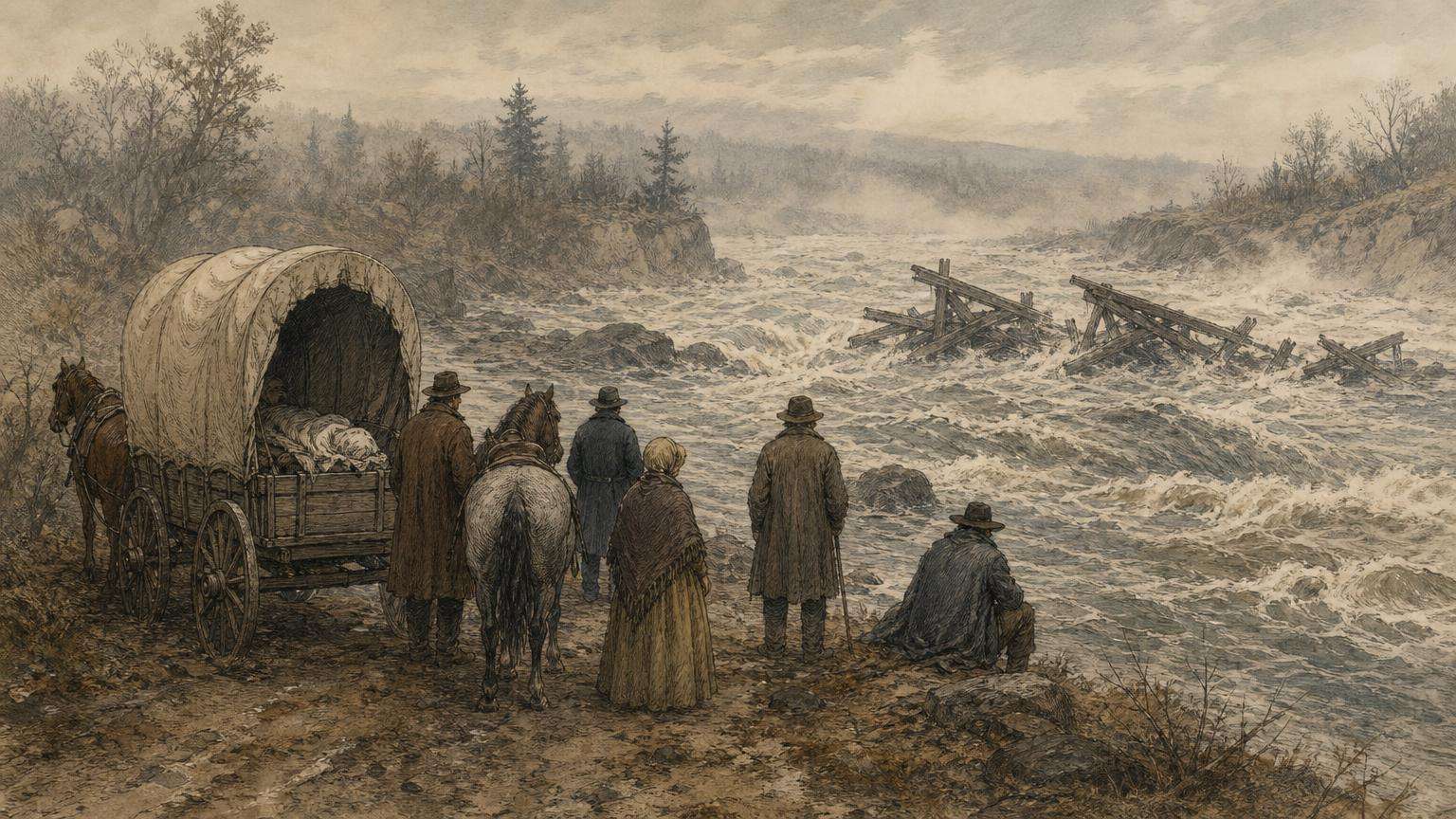 Ilustrácia k povesti: Prečo tu stojí svätý Václav